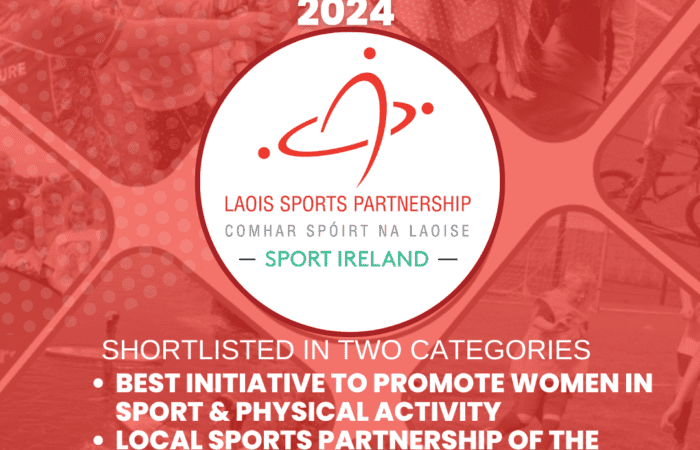 Laois Sports Partnership Nominated in 2 Categories for 2024 Irish Sport Industry Awards